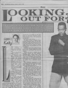 My Boston Herald story, June 9, 1995. The headline is "Looking Out for #1."